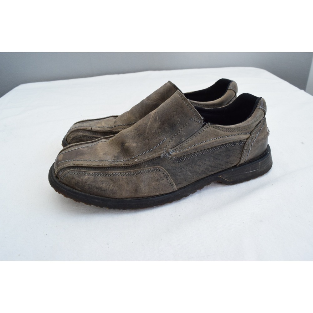 Bed Stu Baron Loafers Shoes 9.5 Brown Distressed Leather Slip On